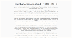 Desktop Screenshot of bombshellzine.com