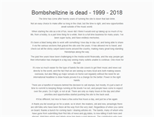 Tablet Screenshot of bombshellzine.com